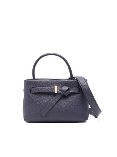 EMPORIO ARMANI knotted-detail top-handle tote bag