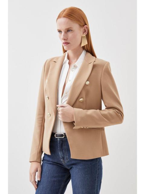 KAREN MILLEN Tailored Button Military Blazer