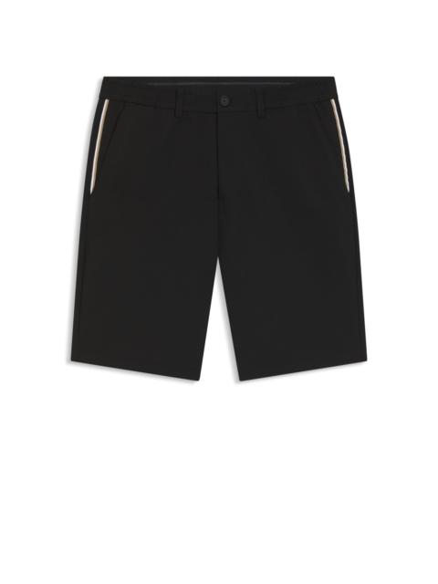 BOSS ACTIVE WATER-REPELLENT SHORTS WITH FOUR-WAY STRETCH