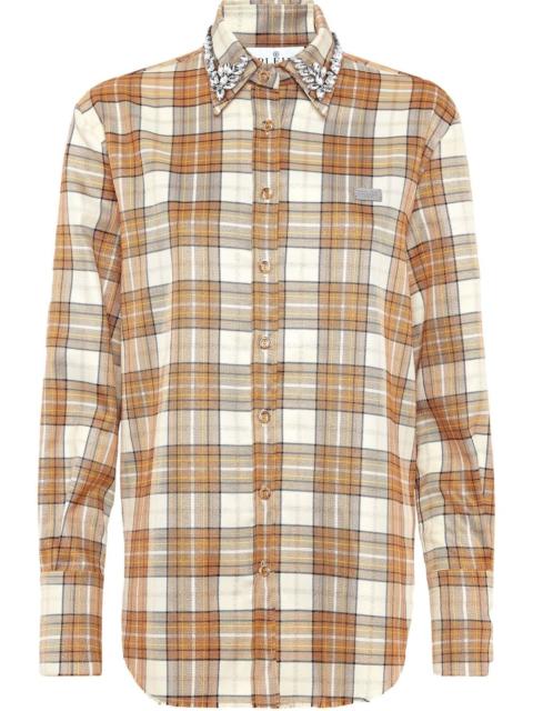 PHILIPP PLEIN Strass Flame shirt