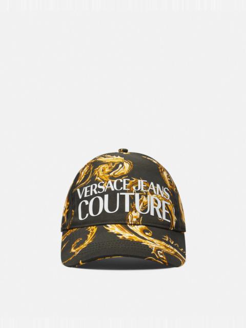 VERSACE JEANS COUTURE Chromo Couture Logo Baseball Cap