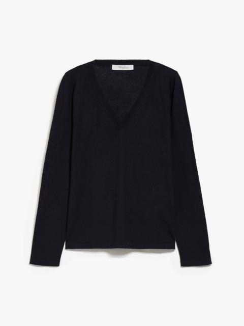 Max Mara CAVOUR Wool knit V-neck jumper