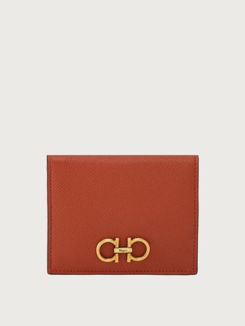 FERRAGAMO GANCINI COMPACT WALLET