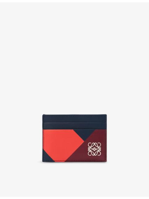 Loewe Anagram Graphic-Pattern Leather Card Holder