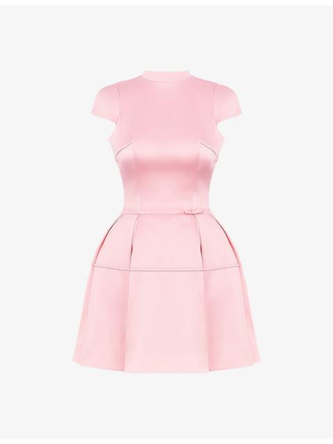 House of CB Saida backless satin mini dress