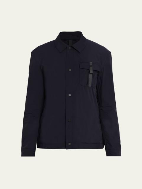 SEASE Men's Jib Set Stretch Nylon Overshirt