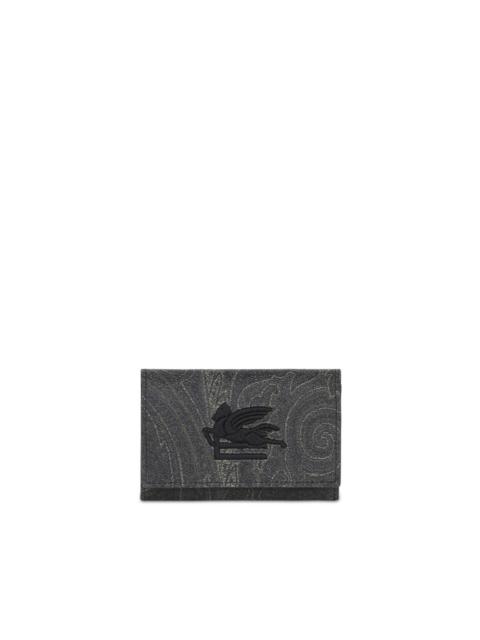 Etro Paisley cotton-blend wallet
