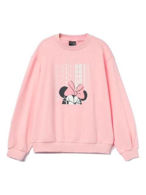 Li-Ning (WMNS) Li-Ning x Disney Graphic Sweatshirt 'Pink' AWDR330-8