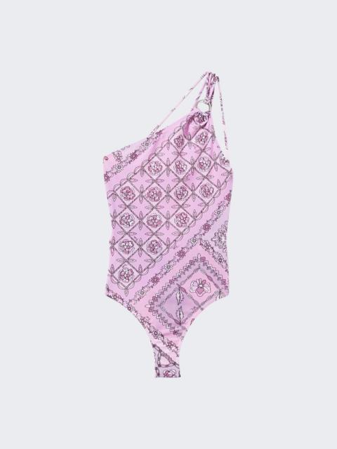 Festa-print Swimsuit Peony