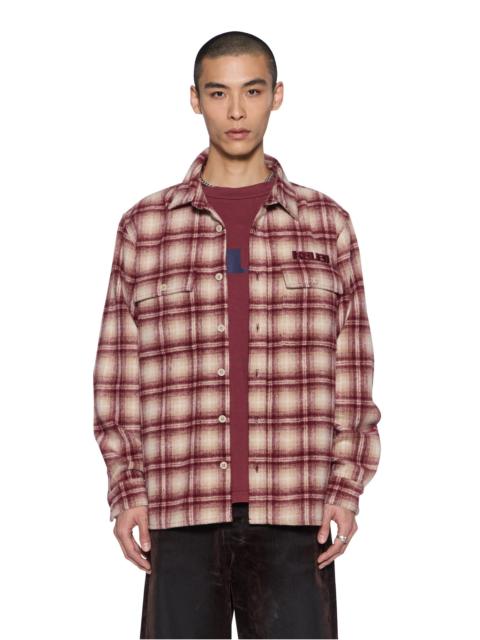 Ksubi SOTT ROSEBOWL LS SHIRT BURNT BERRY