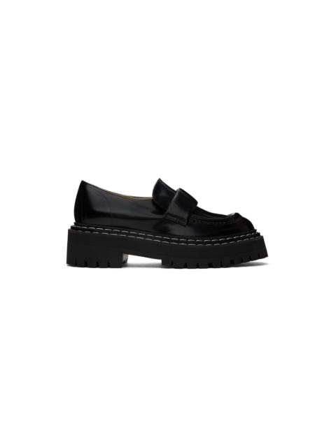 Proenza Schouler Black Lug Sole Loafers