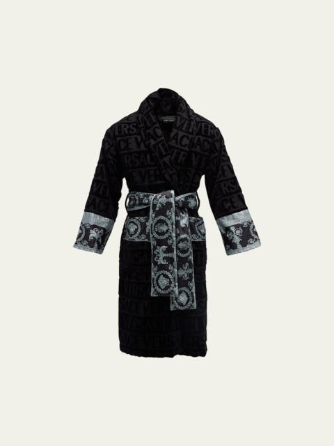 VERSACE Unisex Barocco Sleeve Robe