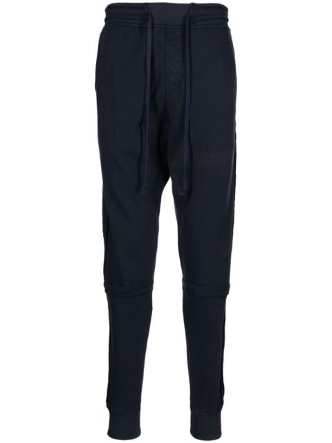 Greg Lauren stretch-cotton drawstring-waistband track pants