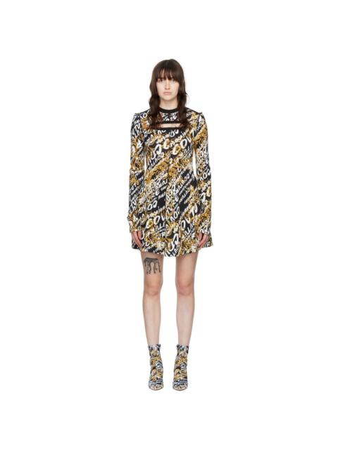 VERSACE JEANS COUTURE Black Cotton Minidress