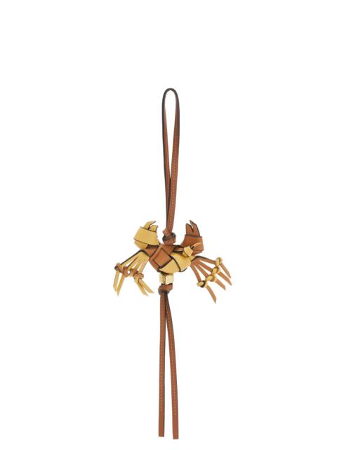 Loewe Crab charm in calfskin
