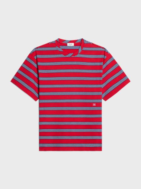 CELINE regular t-shirt IN STRIPED COTTON JERSEY