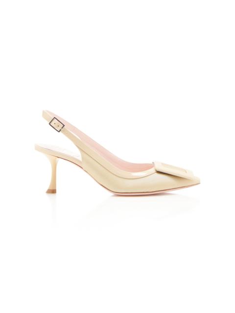 Roger Vivier Viv In The City Slingback Pumps neutral