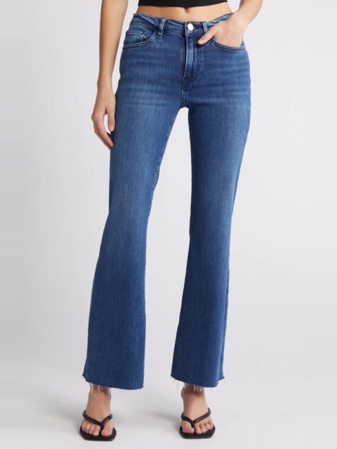 Le Easy Raw Hem Flare Jeans