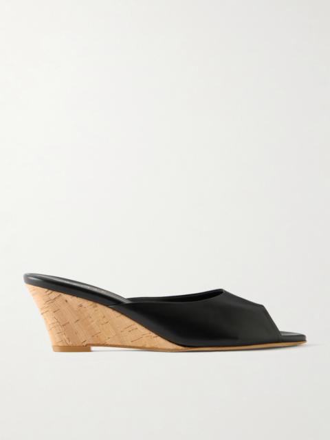 JAMIE HALLER The Kit Slide Leather Platform Sandals