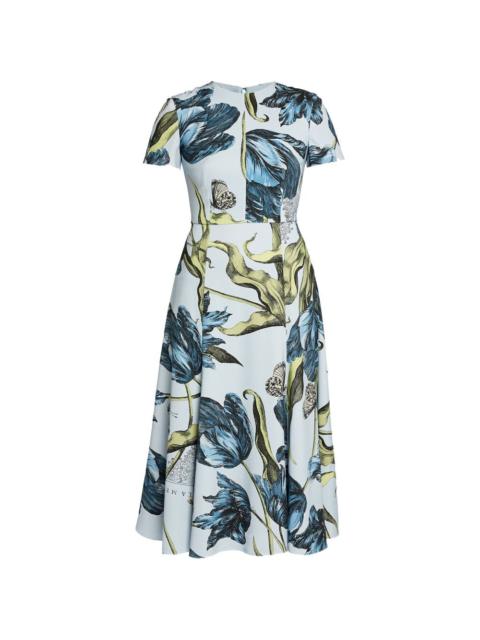 Erdem floral midi dress