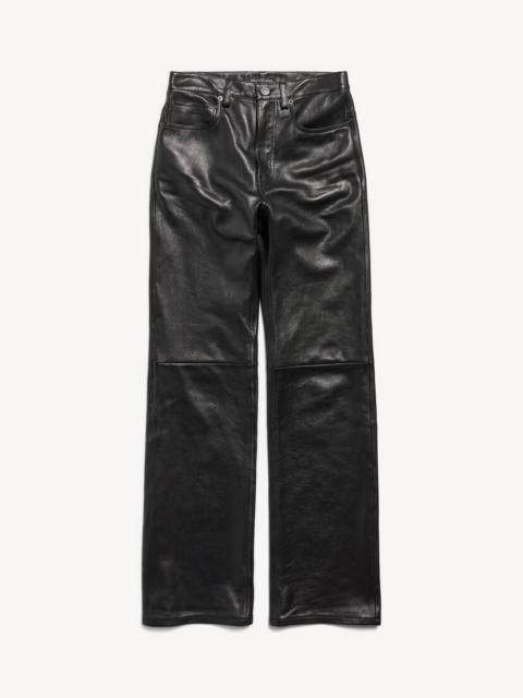 BALENCIAGA Women's Straight Fit Pants in Black