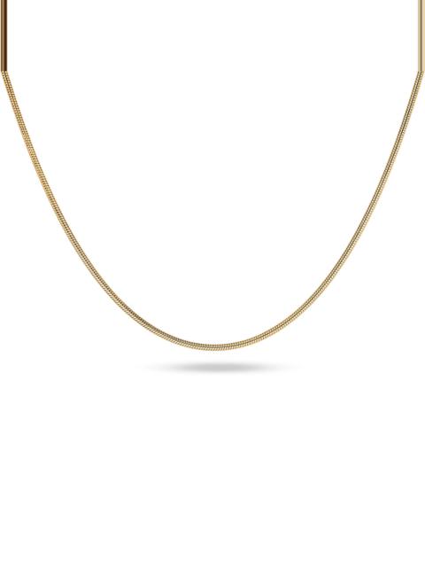 STONE AND STRAND Thin Snake Necklace