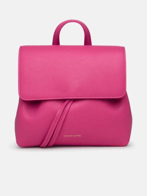 Mansur Gavriel SMALL 'LADY SOFT' BAG IN PINK LEATHER