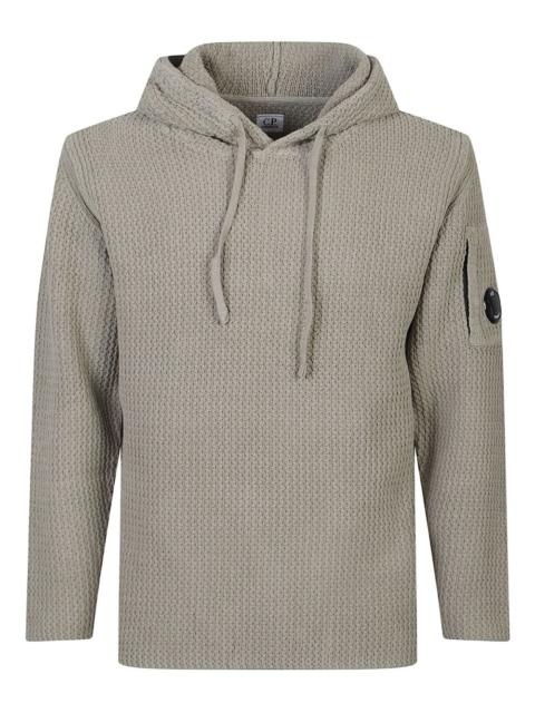 C.P. Company hooded waffle-knit hoodie