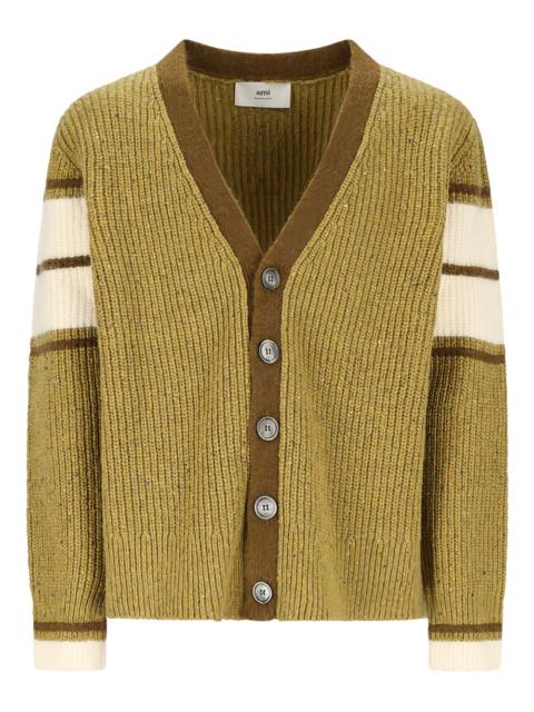 AMI Paris College V-neck cardigan