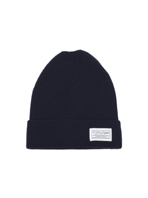 visvim VS KNIT CAP NAVY