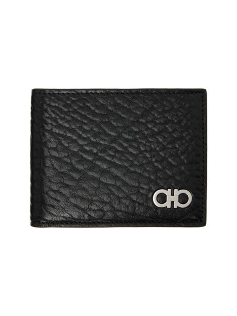 FERRAGAMO Black Gancini Wallet