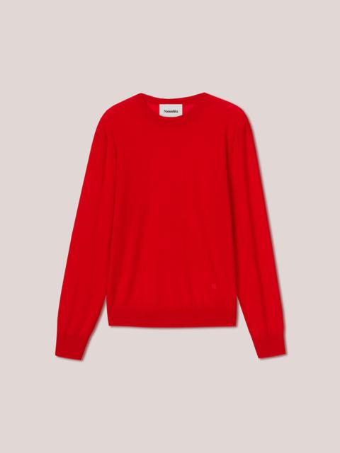 Nanushka MADAN - Superfine merino sweater - Red