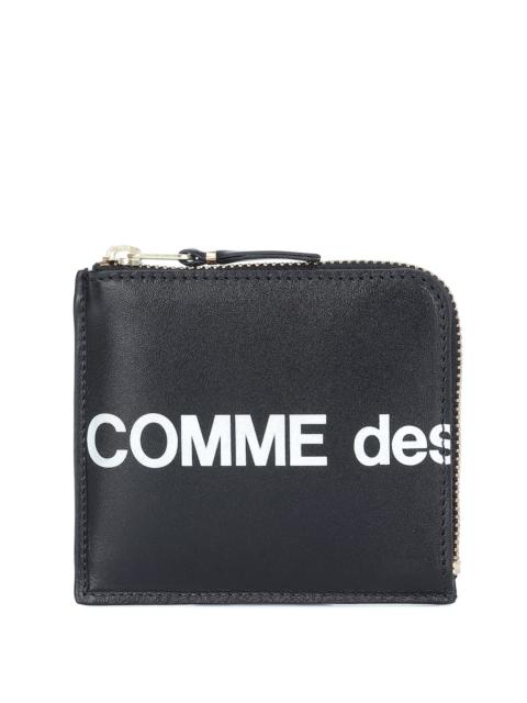 Comme Des Garçons Huge Logo Small leather wallet