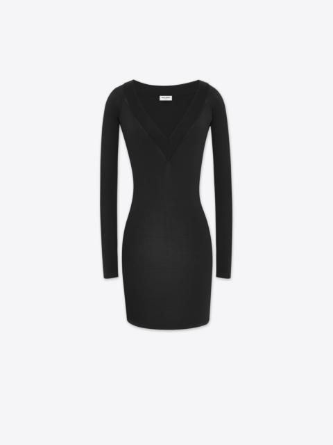 SAINT LAURENT dress in knit