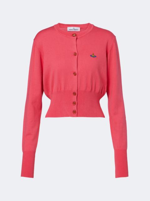 Vivienne Westwood Bea cropped cotton and cashmere cardigan
