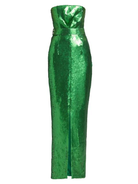 16ARLINGTON Women's Aeta Bandeau Sequined Gown - Giada