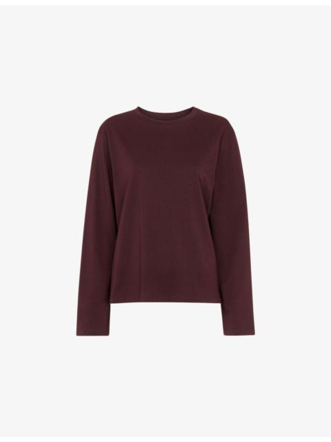 WHISTLES Relaxed-Fit Long-Sleeve Cotton T-Shirt