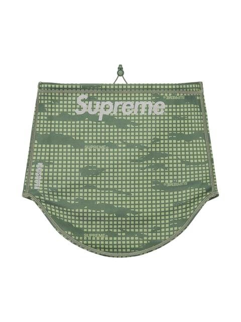 Supreme Supreme WINDSTOPPER Neck Gaiter 'Olive Grid Camo' | REVERSIBLE