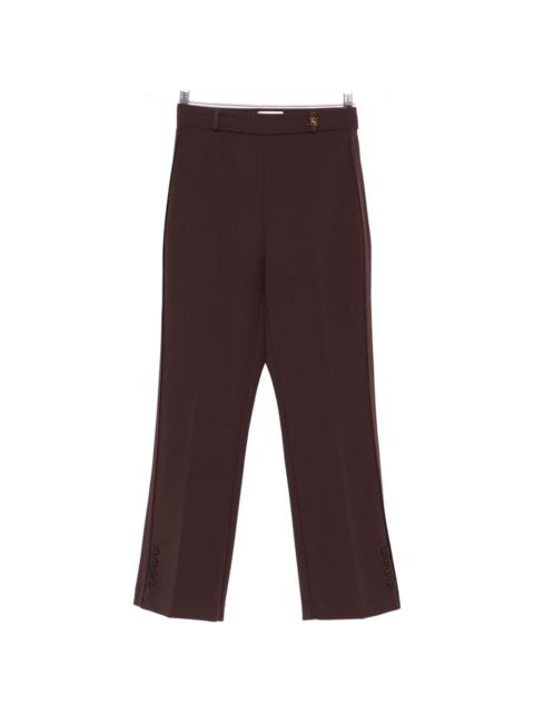 ELISABETTA FRANCHI logo-detail trousers
