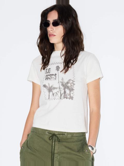 RE/DONE Classic Tee LA Vision - Vintage White