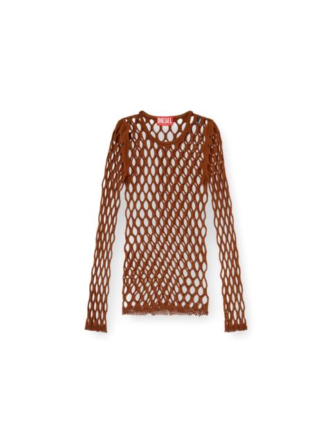Diesel STRETCHY MESH-KNIT TOP