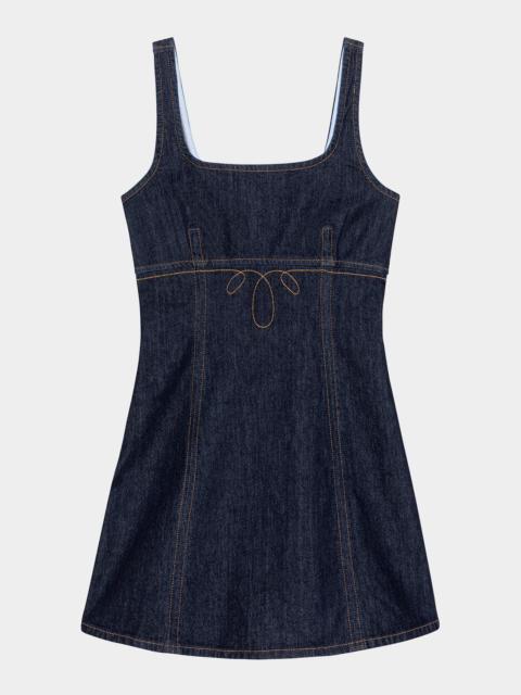 Rails Cove Petal Sleeveless Denim Mini Dress
