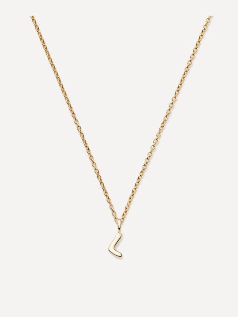 MISSOMA 14ct Gold Fine Initial Mini L Pendant Necklace