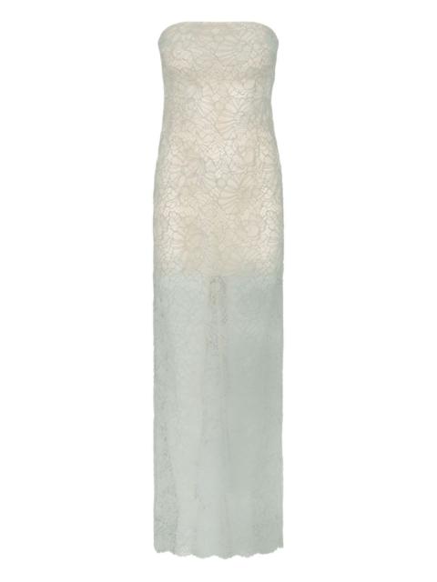 ROTATE lace midi dress