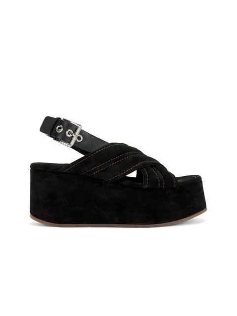 FREE PEOPLE Beach Party Platform Sandal