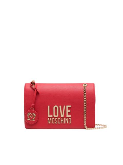 Moschino logo-lettering shoulder bag
