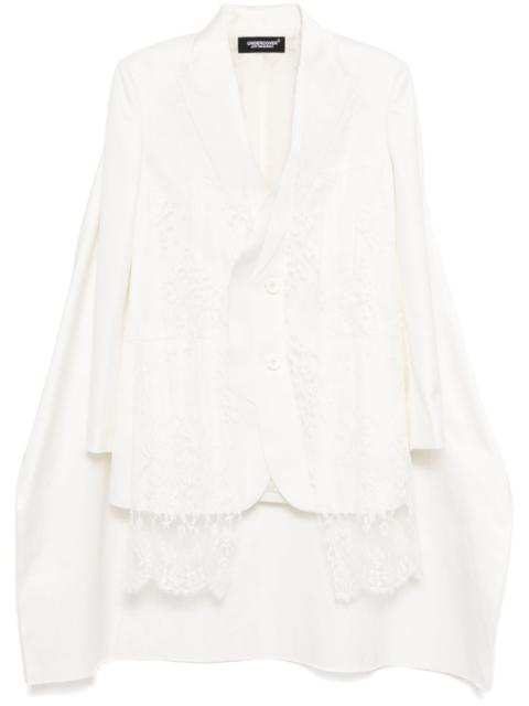 UNDERCOVER lace-trim blazer