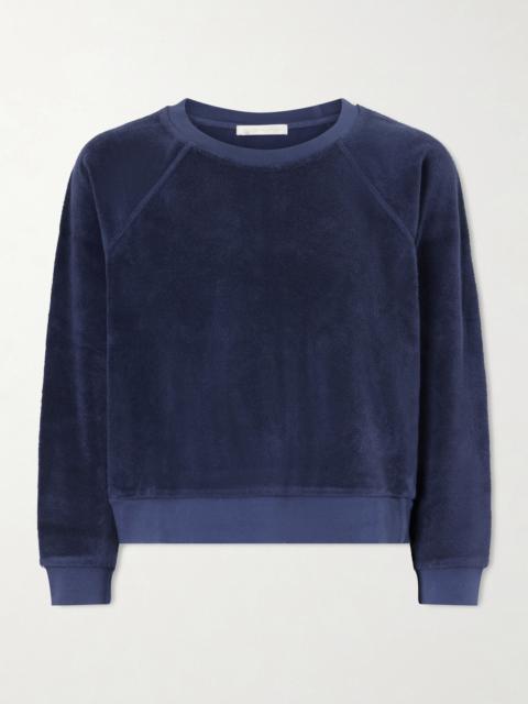 SUZIE KONDI Tilos Cotton-blend Terry Sweater