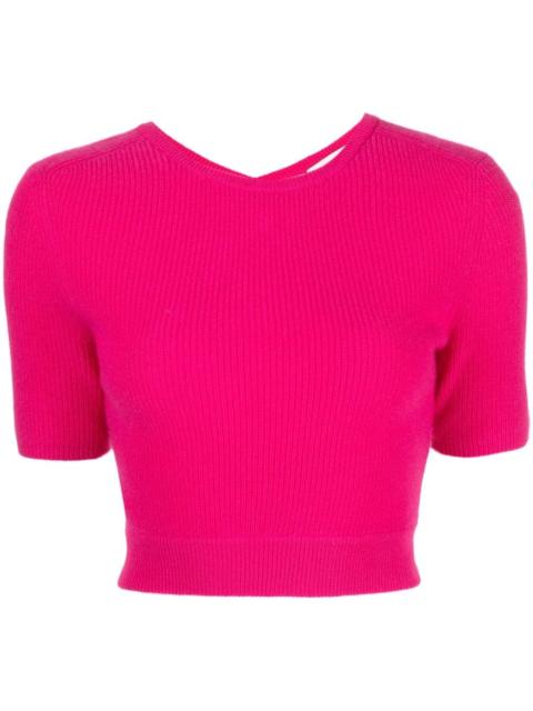 LISA YANG Josefina cut-out cashmere top