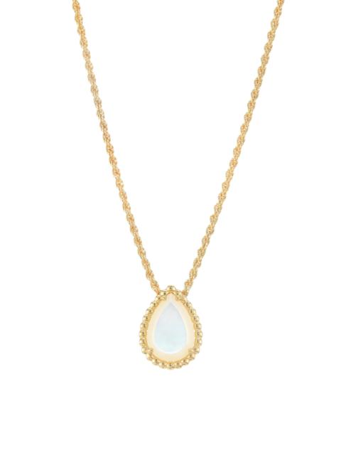 Boucheron Women's Serpent Boheme 18K Yellow Gold & Mother Of Pearl Teardrop Pendant Necklace - Mother Of Pearl